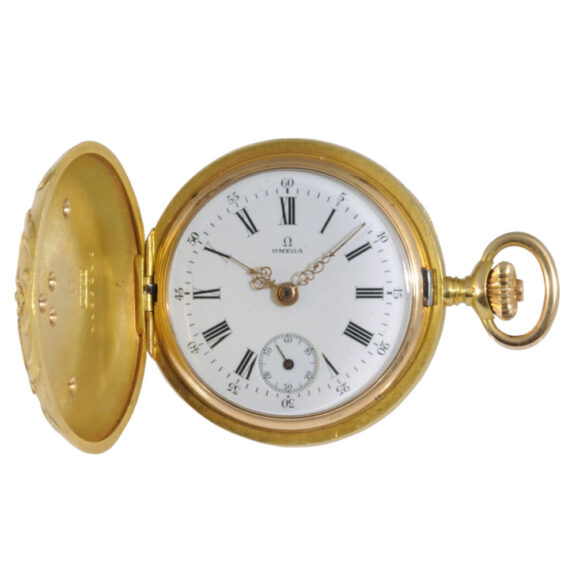 Swiss 18K gold and diamond-set Art Deco lever watch Circa 1915 Swiss 18K gold and diamond-set Art Deco lever watch Circa 1915
