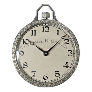 Very fine Swiss platinum and diamond-set lever watch Circa 1920