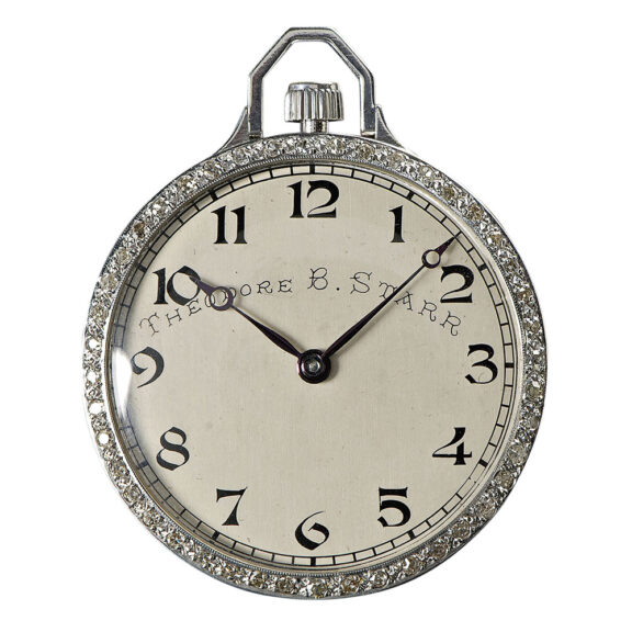 Very fine Swiss platinum and diamond-set lever watch Circa 1920