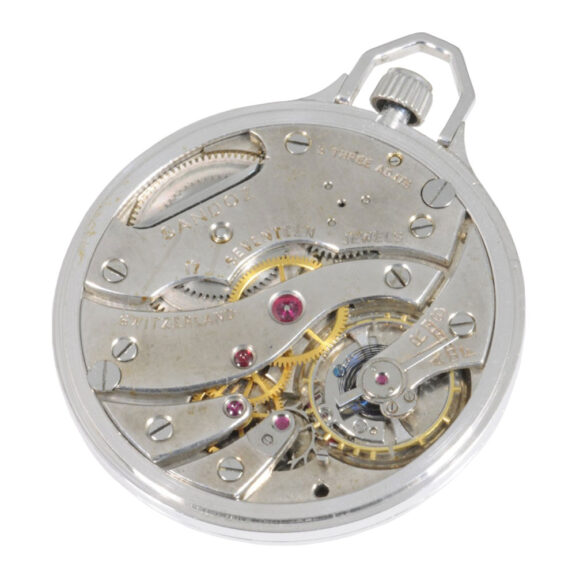Very fine Swiss platinum and diamond-set lever watch Circa 1920 Very fine Swiss platinum and diamond-set lever watch Circa 1920