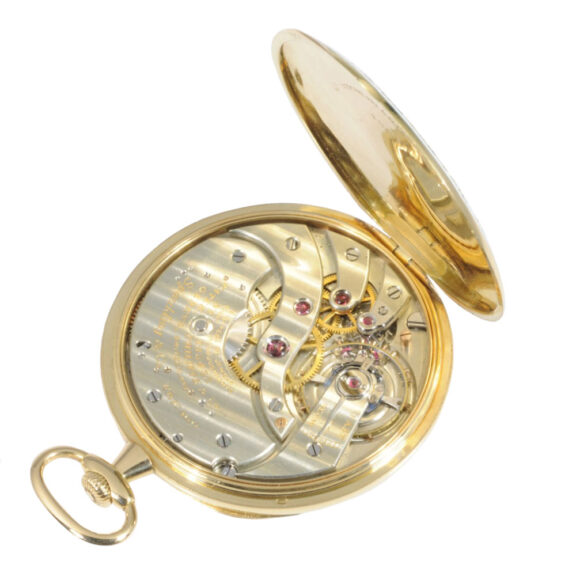 Rare Swiss 18K gold lever for the American market Circa 1916 Rare Swiss 18K gold lever for the American market Circa 1916