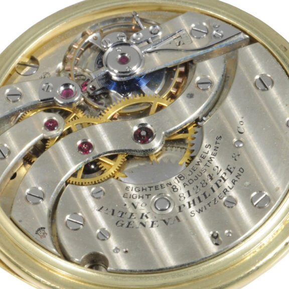 Elegant Swiss gold and enamel open faced lever watch Circa 1926 Elegant Swiss gold and enamel open faced lever watch Circa 1926