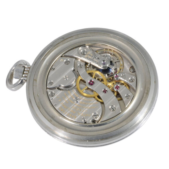 Oversized Swiss steel dress watch for the Italian market Circa 1943 Oversized Swiss steel dress watch for the Italian market Circa 1943