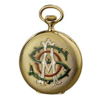 Small Swiss gold Chronometro Gondolo Circa 1915