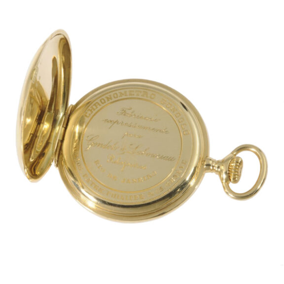 Small Swiss gold Chronometro Gondolo Circa 1915 Small Swiss gold Chronometro Gondolo Circa 1915