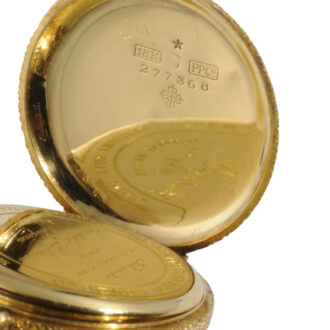 Small Swiss 18K gold Chronometro Gondolo Circa 1915