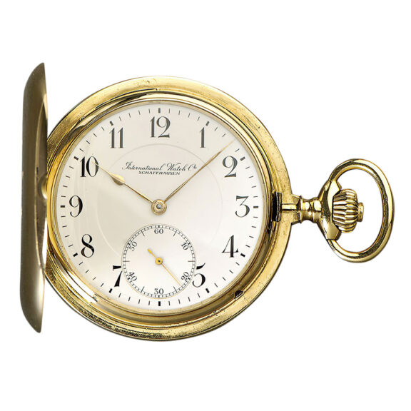 Heavy Swiss 18 carat rose gold hunting cased lever watch Circa 1914