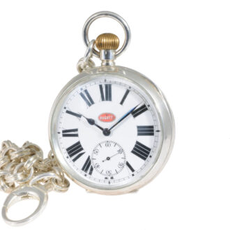 German eight-day power reserve lever watch with chain Circa 1910 German eight-day power reserve lever watch with chain Circa 1910
