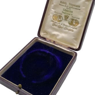 German 14K rose gold hunting cased lever watch Circa 1902