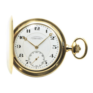 German 14K gold hunting cased lever pocket watch Circa 1923