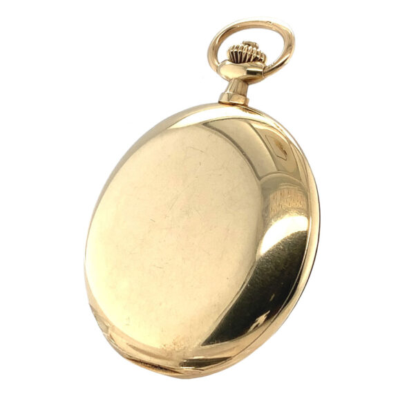 German 14K gold hunting cased lever pocket watch Circa 1923 German 14K gold hunting cased lever pocket watch Circa 1923