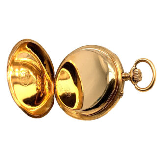 Rare and small German 18K carat rose gold lever watch Circa 1900 Rare and small German 18K carat rose gold lever watch Circa 1900