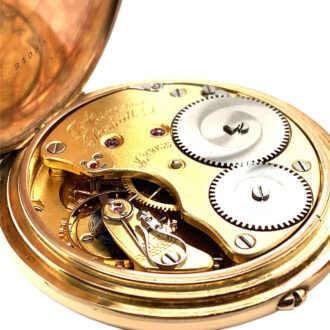 Fine German 14K gold open faced lever pocket watch Circa 1913 Fine German 14K gold open faced lever pocket watch Circa 1913
