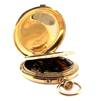 Fine German 14K gold open faced lever pocket watch Circa 1913 Fine German 14K gold open faced lever pocket watch Circa 1913