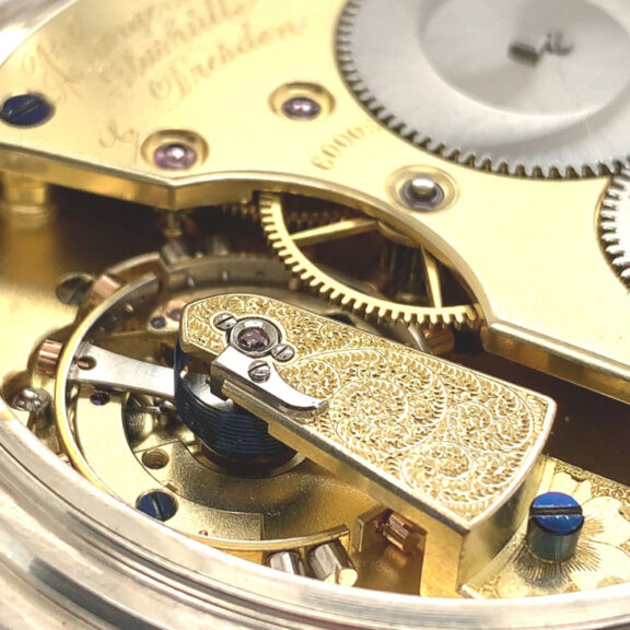 German silver jumping half seconds deck chronometer Circa 1906 German silver jumping half seconds deck chronometer Circa 1906