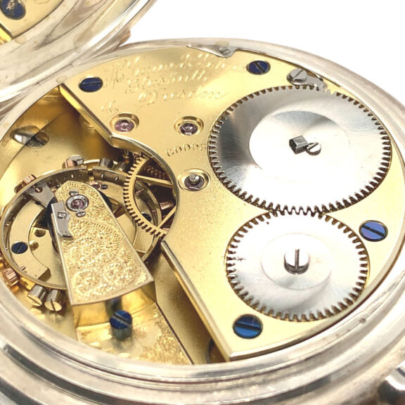 German silver jumping half seconds deck chronometer Circa 1906 German silver jumping half seconds deck chronometer Circa 1906