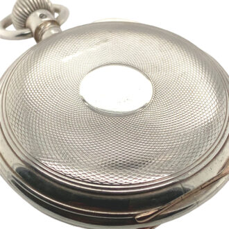 German silver jumping half seconds deck chronometer Circa 1906