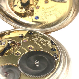German silver jumping half seconds deck chronometer Circa 1906