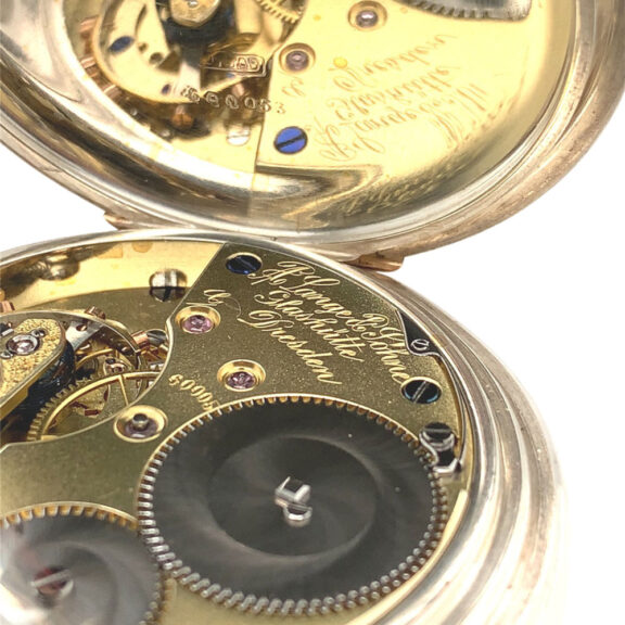 German silver jumping half seconds deck chronometer Circa 1906 German silver jumping half seconds deck chronometer Circa 1906