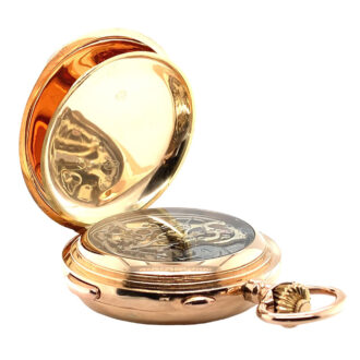 German rose gold minute repeating chronograph Circa 1910