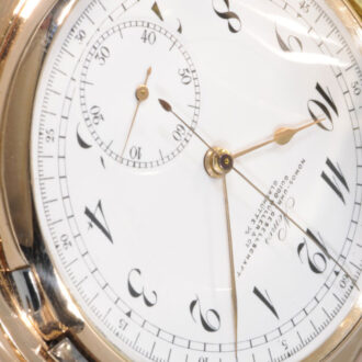 German rose gold minute repeating chronograph Circa 1910