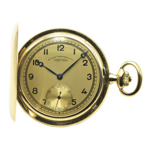 German 14K gold hunting cased lever pocket watch Circa 1939