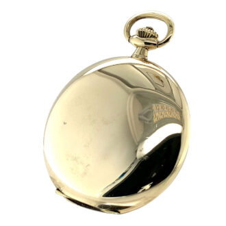German 14K gold hunting cased lever pocket watch Circa 1939 German 14K gold hunting cased lever pocket watch Circa 1939