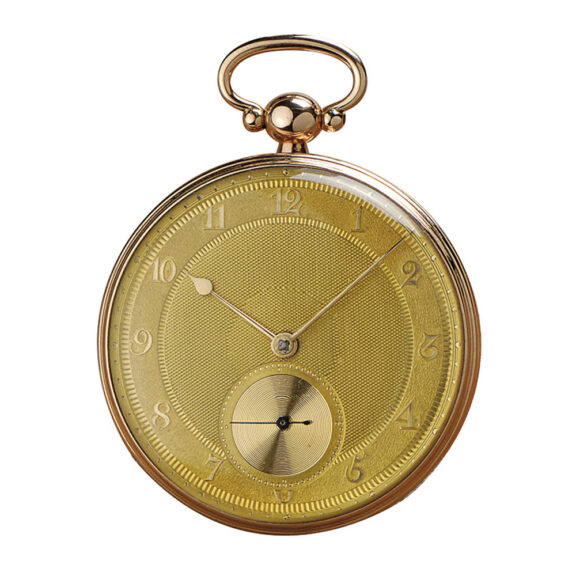 German 14K rose gold open faced chronometer Circa 1815