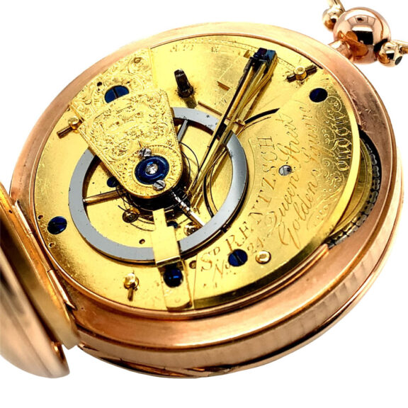 German 14K rose gold open faced chronometer Circa 1815 German 14K rose gold open faced chronometer Circa 1815
