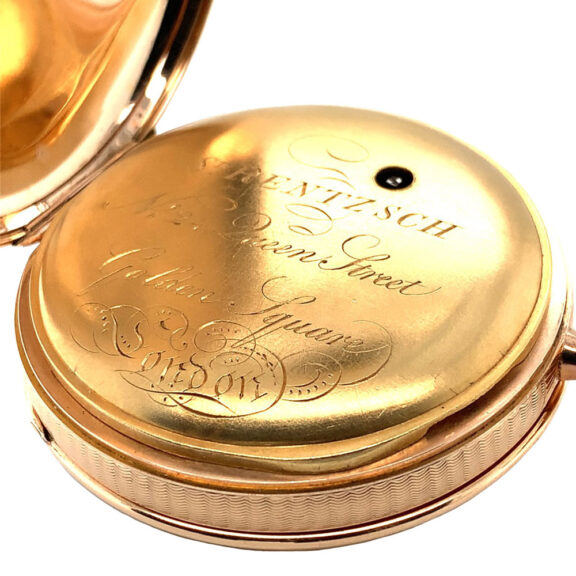 German 14K rose gold open faced chronometer Circa 1815 German 14K rose gold open faced chronometer Circa 1815