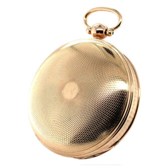 German 14K rose gold open faced chronometer Circa 1815