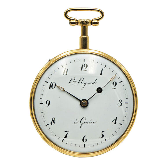 Swiss 18K gold minute repeating verge watch Circa 1815 Swiss 18K gold minute repeating verge watch Circa 1815
