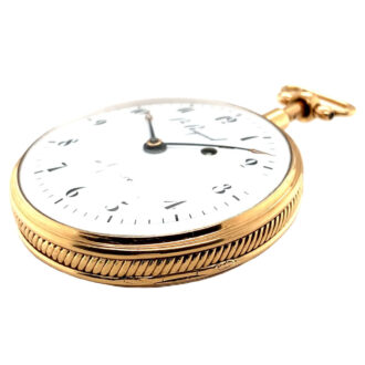 Swiss 18K gold minute repeating verge watch Circa 1815 Swiss 18K gold minute repeating verge watch Circa 1815