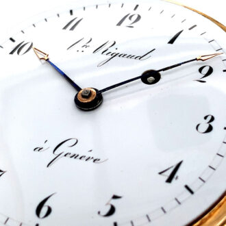 Swiss 18K gold minute repeating verge watch Circa 1815 Swiss 18K gold minute repeating verge watch Circa 1815