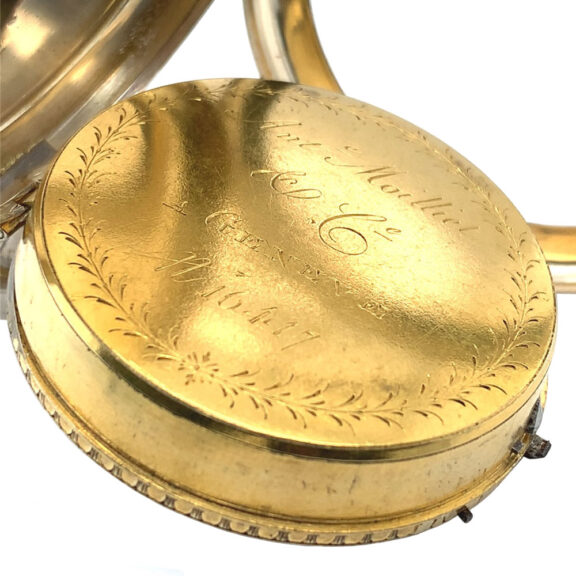 Swiss silver jumping centre seconds cylinder watch Circa 1805 Swiss silver jumping centre seconds cylinder watch Circa 1805