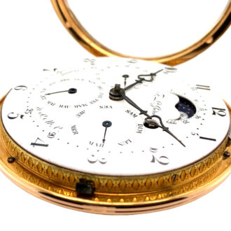 French 18K rose gold complicated coach watch Circa 1789
