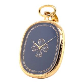 Extremely rare Swiss 18K gold oval pendant watch Circa 1985