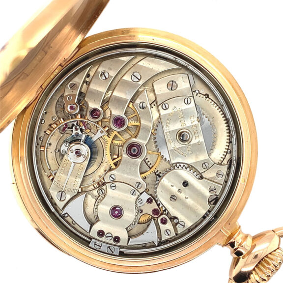Swiss 18K rose gold five-minute repeating lever watch Circa 1893 Swiss 18K rose gold five-minute repeating lever watch Circa 1893