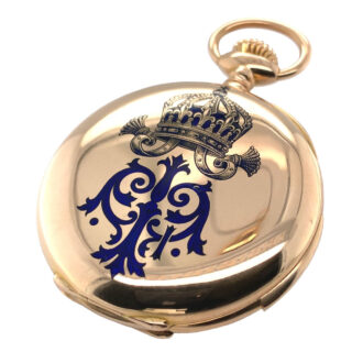 Swiss 18K rose gold five-minute repeating lever watch Circa 1893