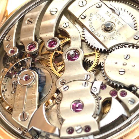 Swiss 18K rose gold five-minute repeating lever watch Circa 1893 Swiss 18K rose gold five-minute repeating lever watch Circa 1893