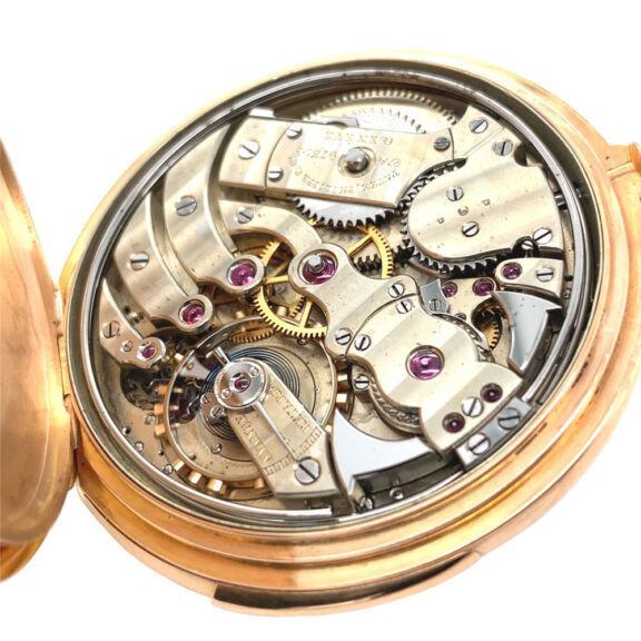 Swiss 18K rose gold five-minute repeating lever watch Circa 1893 Swiss 18K rose gold five-minute repeating lever watch Circa 1893