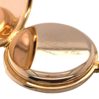 Swiss 18K rose gold five-minute repeating lever watch Circa 1893