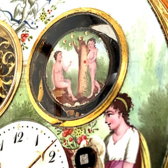 French rose gold verge automaton with visible balance Circa 1800 French rose gold verge automaton with visible balance Circa 1800