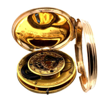 German astronomical centre seconds cylinder watch Circa 1785
