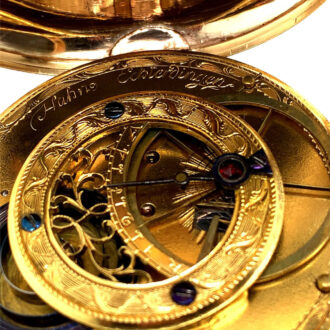 German astronomical centre seconds cylinder watch Circa 1785