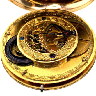 German astronomical centre seconds cylinder watch Circa 1785