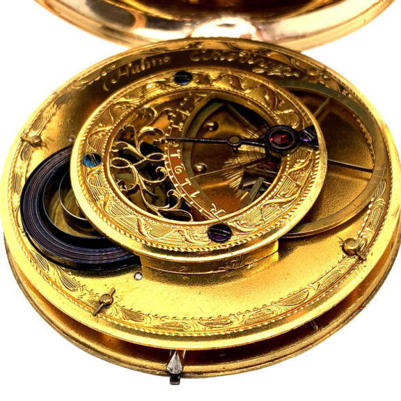 German astronomical centre seconds cylinder watch Circa 1785 German astronomical centre seconds cylinder watch Circa 1785