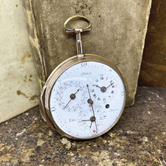 German astronomical centre seconds cylinder watch Circa 1785