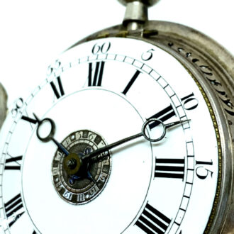 German silver quarter repeating rococo coach clock Circa 1760