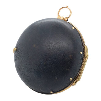 English 18K gold triple-cased repoussé verge watch Circa 1760